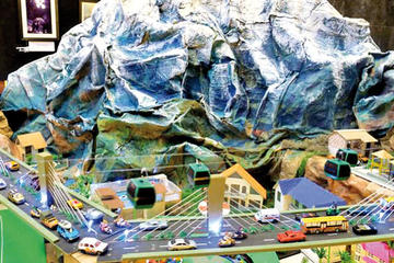 Los encantos de La Paz se  lucen en una gran maqueta