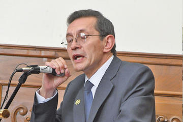José Antonio Revilla en el acto de inauguración del año judicial.