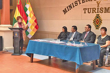 La presentación del festival en el Ministerio de Culturas.