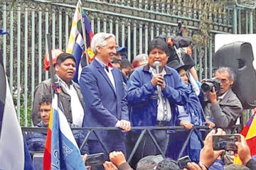 Sucre: MAS prevé reunir 50.000 personas en la proclamación Evo-Álvaro