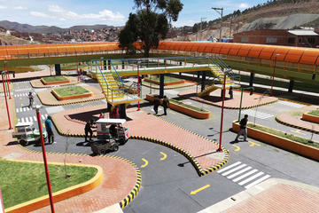 Está es la área urbana del parque vial.