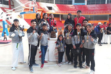 El equipo de la Escuela Municipal de Potosí.