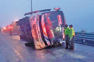 Un accidente de autobús en Ecuador deja cinco fallecidos
