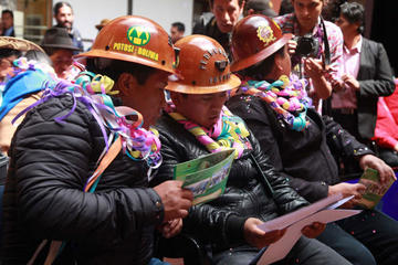 Los cooperativistas asistieron al acto.