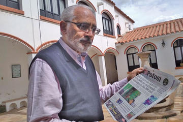 El candidato presidencial de CC en la Villa Imperial.