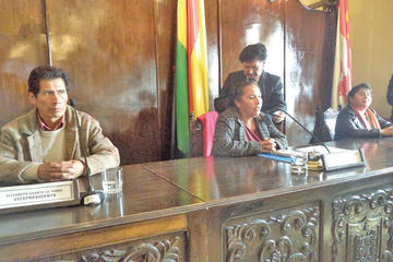 La presidenta del ente legislativo municipal.