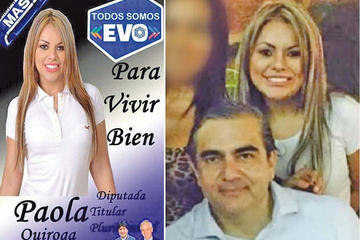 Surgen fotos de una mujer detenida por narcotráfico con funcionarios