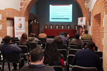 Ayer en la presentación del informe defensorial.