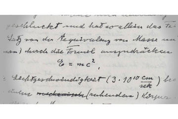 Revelan más de 100 páginas de nuevos manuscritos de Albert Einstein