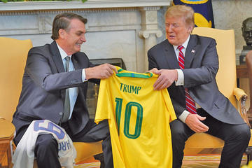 Trump y Bolsonaro forman un eje contra el socialismo en encuentro