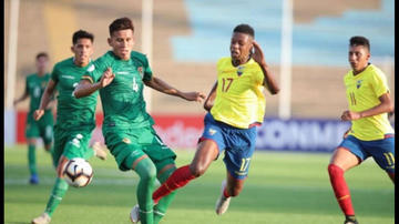 La sub-17 de Bolivia cayó ante Ecuador en su debut en el Sudamericano