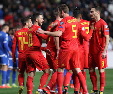Bélgica  somete a Chipre con goles de Eden Hazard y Michy Batshuayi