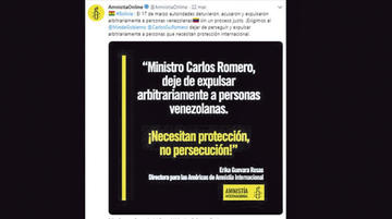 Exigen a Gobierno boliviano pare persecución y expulsión de venezolanos