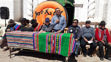 El acto de inauguración fue en la comunidad de Manquiri.