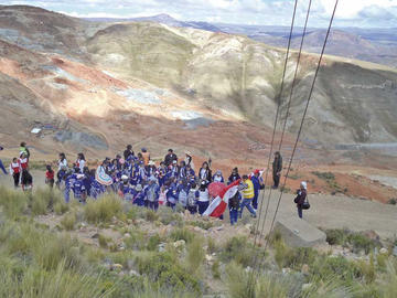 Los estudiantes lograron culminar el recorrido.