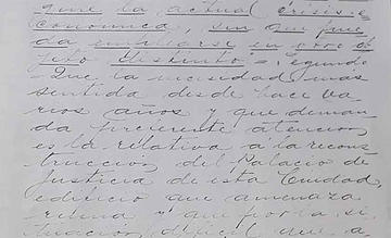 Este es uno de los documentos encontrados por Daniel Oropeza.