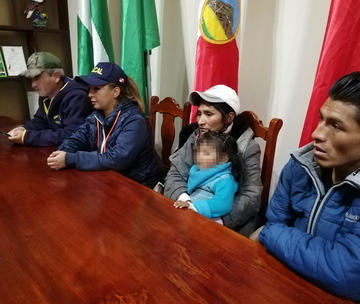 Ayer en la conferencia de prensa.