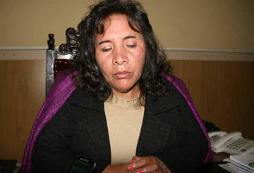 Cledy Ruíz, presidenta del Concejo Municipal.
