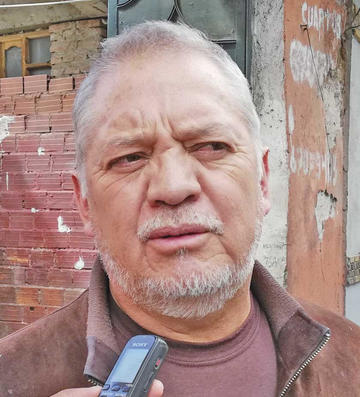 El dirigente sindical de los trabajadores de Aapos.