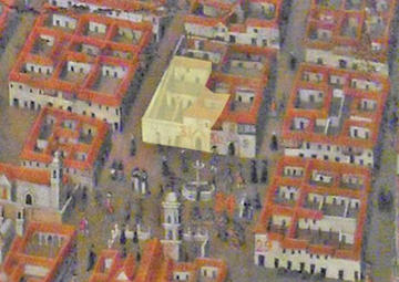 La primera Casa de Moneda en el cuadro de Berrios.