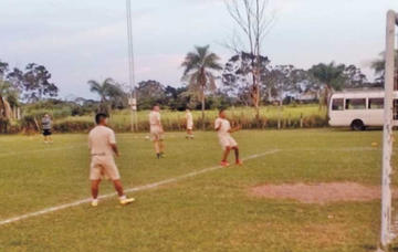 El equipo se enfocó en el trabajo táctico.