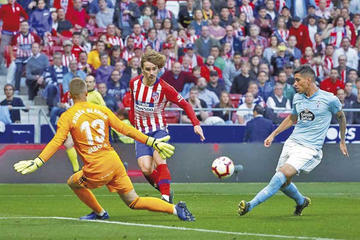 Atlético de Madrid vence a Celta en estadio de “Wanda Metropolitano”