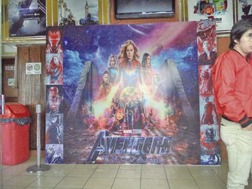 El material promocional de la película ya está en el cine.