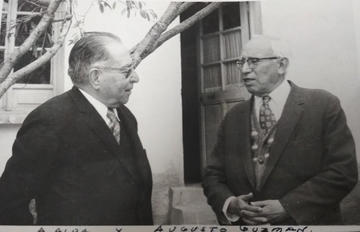 Junto a Augusto Guzmán.