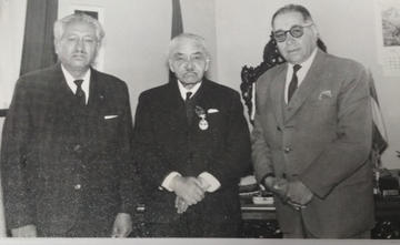 Ricardo Bohórquez Ramírez, Raúl Jaimes Freira y Armando Alba.
