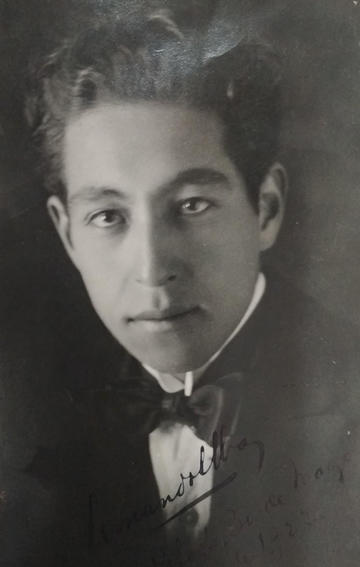 Armando Alba a sus 21 años, de los tiempos de Gesta Bárbara.