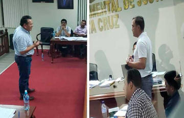 El excoronel Gonzalo Medina y el excapitán Fernando Moreira, asumieron su defensa durante la audiencia.