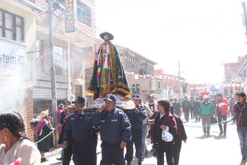 La fiesta es en honor a San Bartolomé.