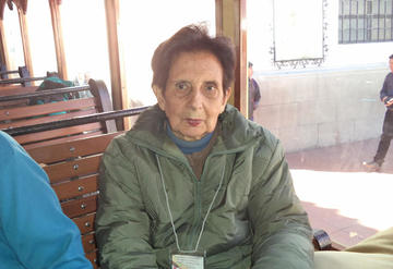La historiadora Amparo Basconez, hija del ilustre escritor y maestro, Manuel Basconez.