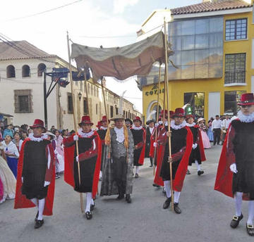 Recrean la llegada del virrey Morcillo