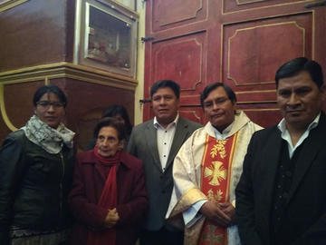 Roxana Choque, Amparo Basconez, Williams Cervantes, César Azurduy y Juan Carlos Cejas.