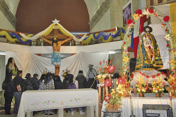El Cristo de la Agonía y San Bartolomé en San Bernardo.