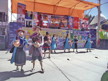 Hubo demostraciones de danzas como parte de la oferta cultural.