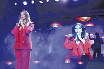El concierto de Myriam Hernández en la reapertura del "Víctor Paz Estenssoro".