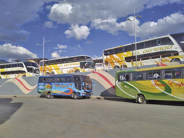 Las flotas tuvieron que incrementar el número de buses por la demanda.