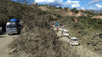 Todavia existen puntos de protesta en algunas comunidades de Yungas.