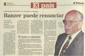 La nota con la que se abrió la primera edición en 2001.