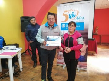Los participantes recibieron certificados tras las tres jornadas de charlas.