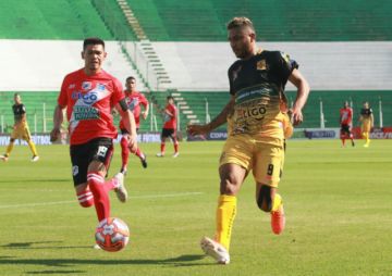 El partido disputado en Santa Cruz.