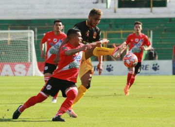 El partido disputado en Santa Cruz.