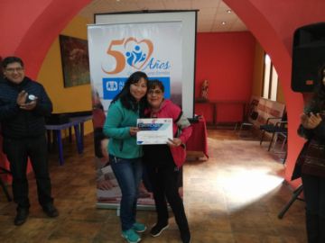 Los participantes recibieron certificados tras las tres jornadas de charlas.