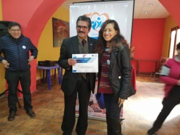 Los participantes recibieron certificados tras las tres jornadas de charlas.