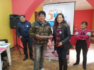 Los participantes recibieron certificados tras las tres jornadas de charlas.