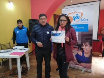 Los participantes recibieron certificados tras las tres jornadas de charlas.