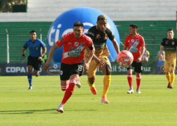 El partido disputado en Santa Cruz.