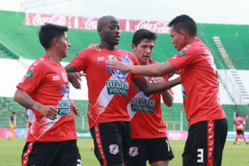 El partido disputado en Santa Cruz.
